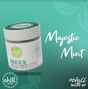 Chill - MAJESTIC MINT MAXX BODY RUB  1000MG THC: 1000MG CBD