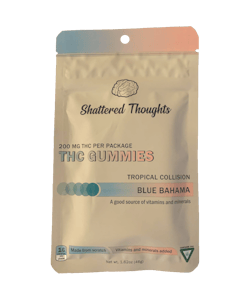Shattered thoughts - BLUE BAHAMA GUMMIES 10 PK (200MG)