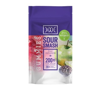 Dixie - SOUR SMASH GUMMIES 200MG