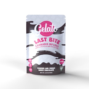 Gelato - COOKIES AND CREAM WHITE CHOCOLATE LAST BITES 200MG