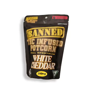 Banned - POTCORN - WHITE CHEDDAR 200MG