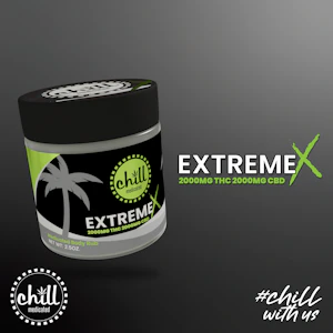 Chill - EXTREME X MEDICATED RUB 1:1 THC:CBD 4000MG