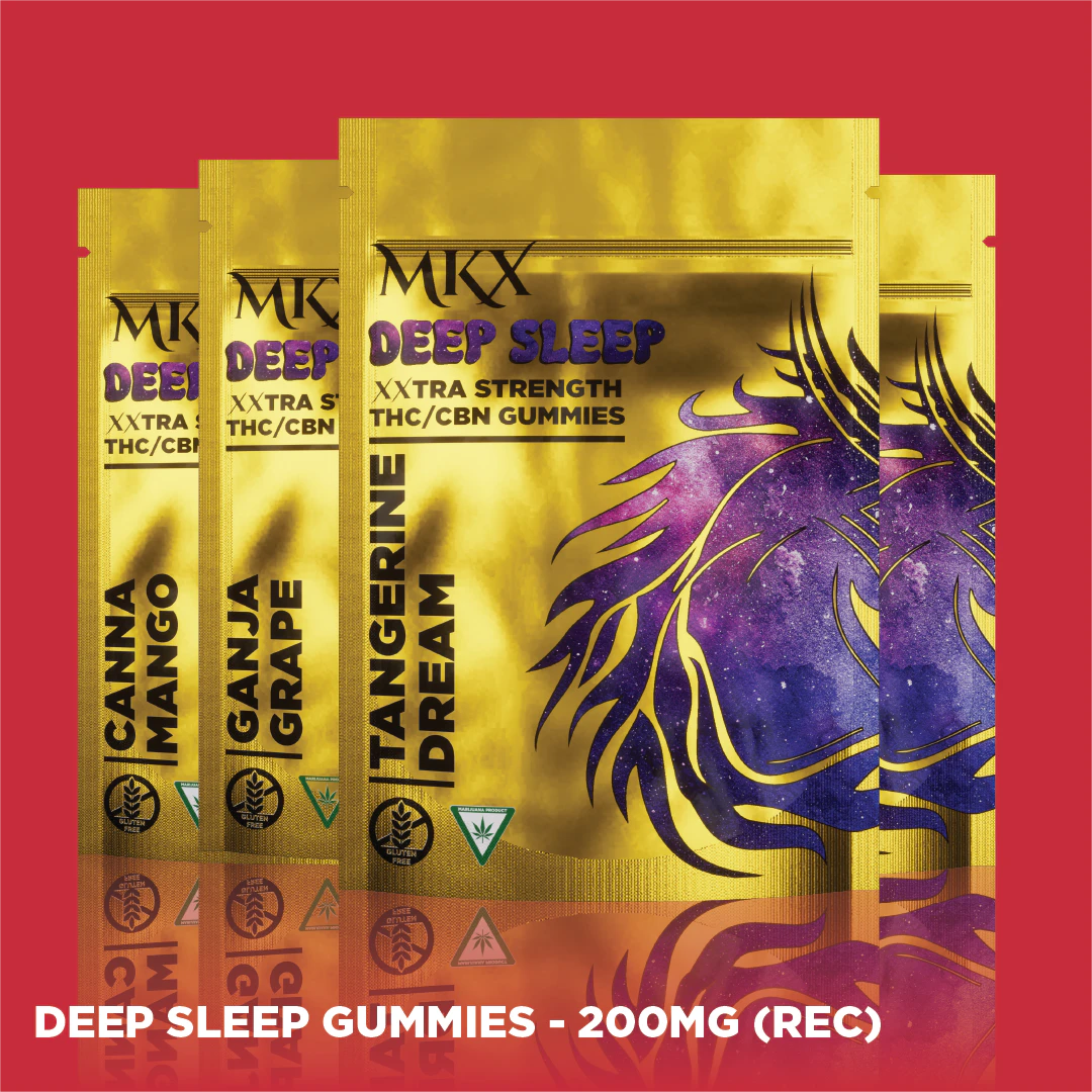 Mkx - DEEP SLEEP PINEAPPLE EXPRESS CBN GUMMIES (200MG THC: 50MG CBN) Main Image