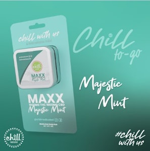 Chill - MAXX MAJESTIC MINT - ON THE GO CBD:75MG THC: 75MG