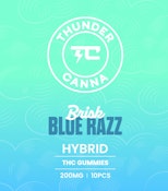 BLUE RAZZ 200MG GUMMIES