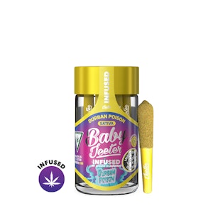 Jeeter - DURBAN POISON ROSIN INFUSED BABY JEETER 0.5G X 5