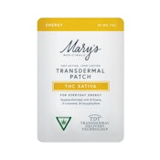 ENERGY SATIVA TRANSDERMAL PATCH (20MG THC)