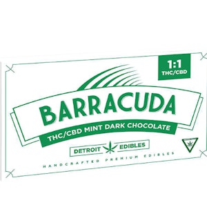Detroit edibles - DARK MINT CHOCOLATE BAR 1:1 200MG