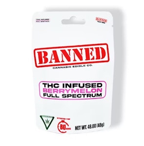 Banned - BERRY MELON GUMMIES - 200MG 4PK