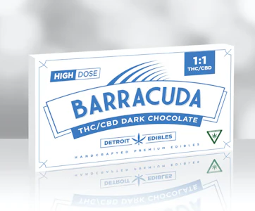 Detroit edibles - DARK CHOCOLATE BAR 1:1 200MG