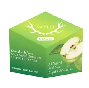 Wyld - SOUR APPLE GUMMIES 200MG